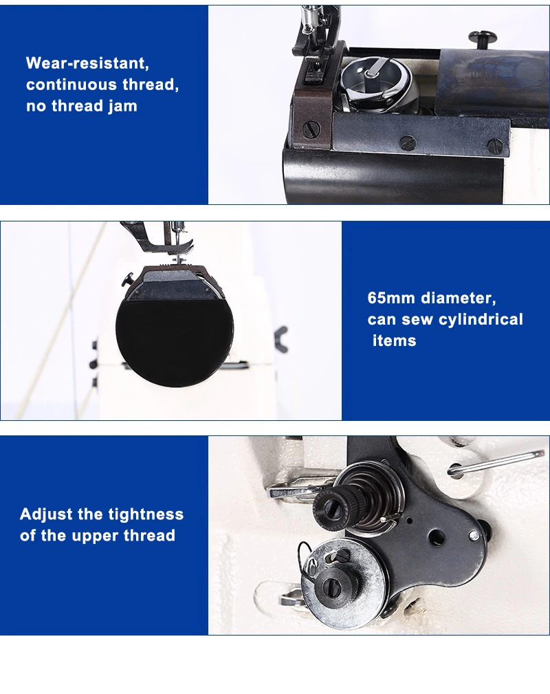 JK8B Single Compound Feed Cylinder Sewing Machine for Thick Leather Sewing Suita
