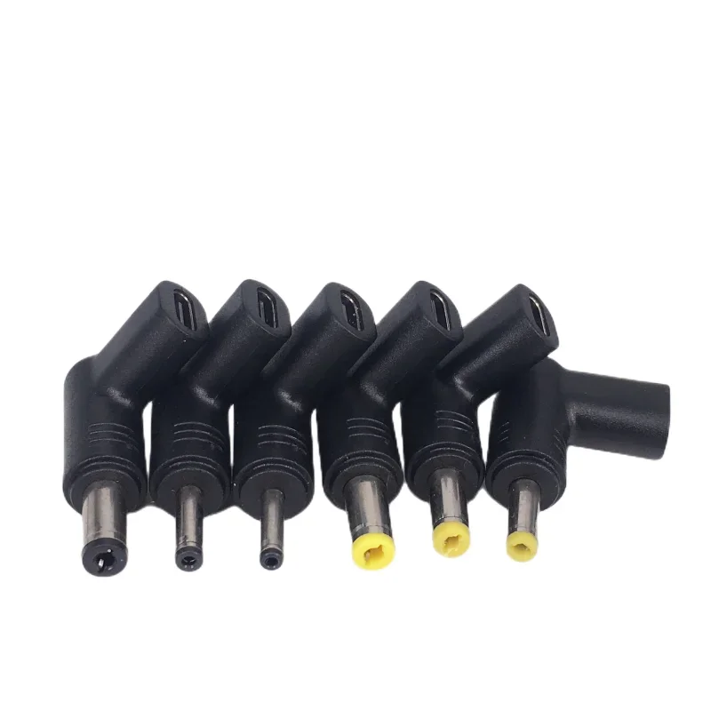 Power Adapter Universal 5V 9V 12V 15V 19V TypeC to DC Jack Plug Charge Adapter Converter Router Tablet Fan USB C PD to DC Power Connector