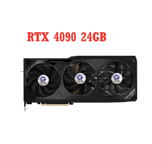 

NEW RTX 4090 24G GDDR6X Graphics 2520 MHz 21 Gbps PCI-E 4.0 RTX 4090 GPU Desktop Support AMD Intel CPU 384Bit for GIGABYTE