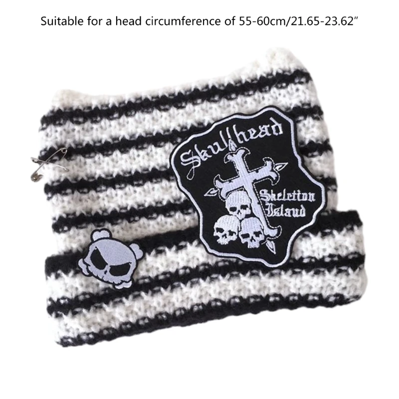 

Cool Beanie Hat for Women Girls Anime Ear Knit Beanie Hat Girls Bonnet Y2K Punk Hat Adult CosplayCostume Accessories