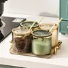 Seasoning Box Storage Box Kitchen Salt Jar Msg Seasoning Box Seasoning Jar Seasoning Jar Set Combination Set 1