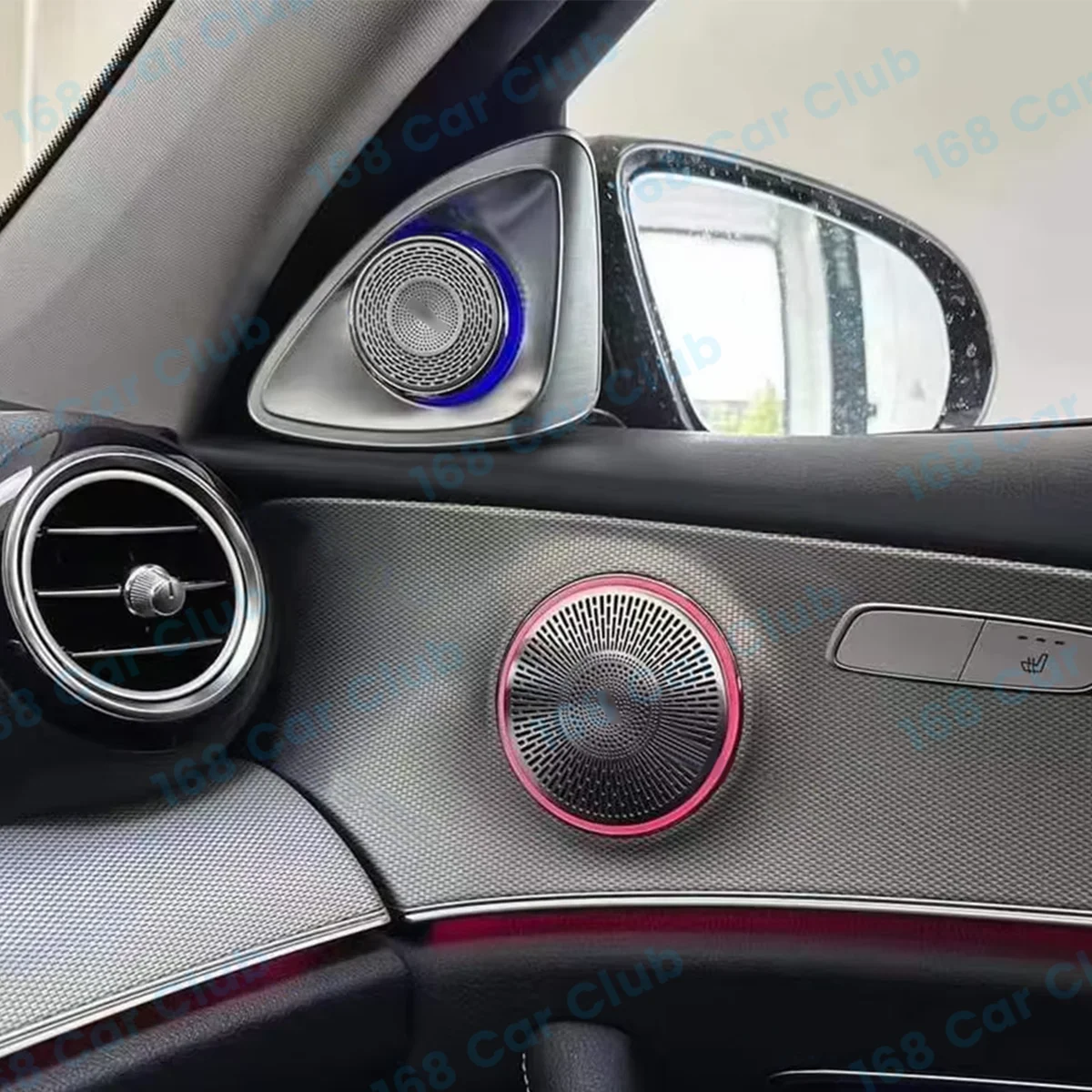 LED Ambient Lights For Mercedes Benz W205 W213 X253 W238 C/E/GLC Class E Coupe Car Door Horn Decorative Shell New Speaker Cover led car lights led lights led atmosphere lamp led car decorative lights led car decoration lamp car ambient lights led atmosphere lighting