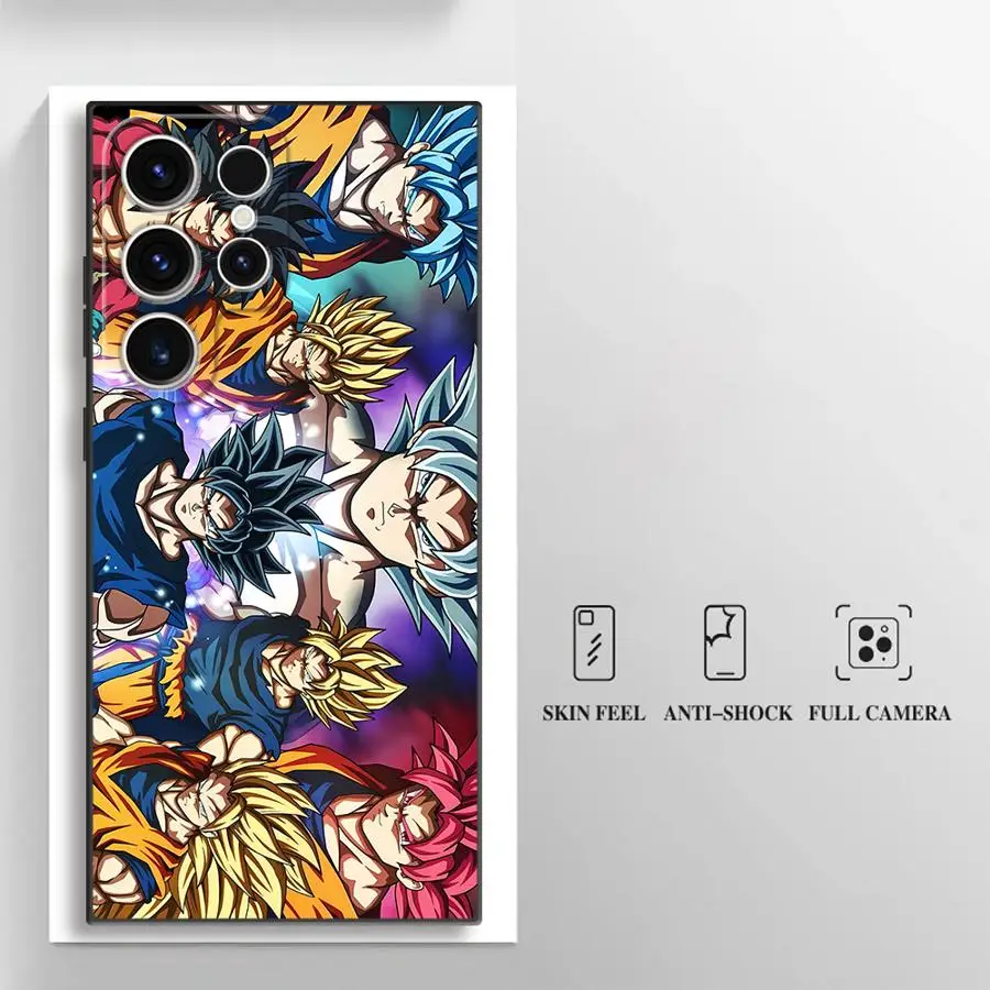 Vibrant Dragons Anime Art Soft Phone Case