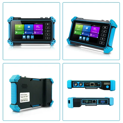 IP CCTV 테스터 카메라 AHD CVI TVI SDI 5 인치 터치 4K HDMI VGA 입력 보안 poe IPC 테스터, cftv 미니 휴대용 모니터 테스터 4