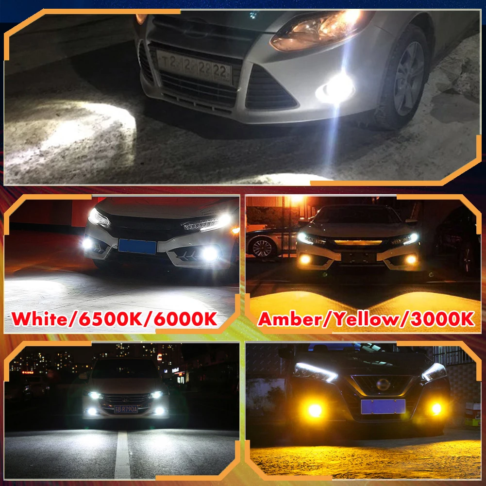 2x 100W 30000LM H8 H11 H7 H4 LED Canbus H9 Hir2 9012 HB3 HB2 HB4 9003 H10 Car Light Headlight Turbo Fog Lamp 6000K 12V 55w Diode
