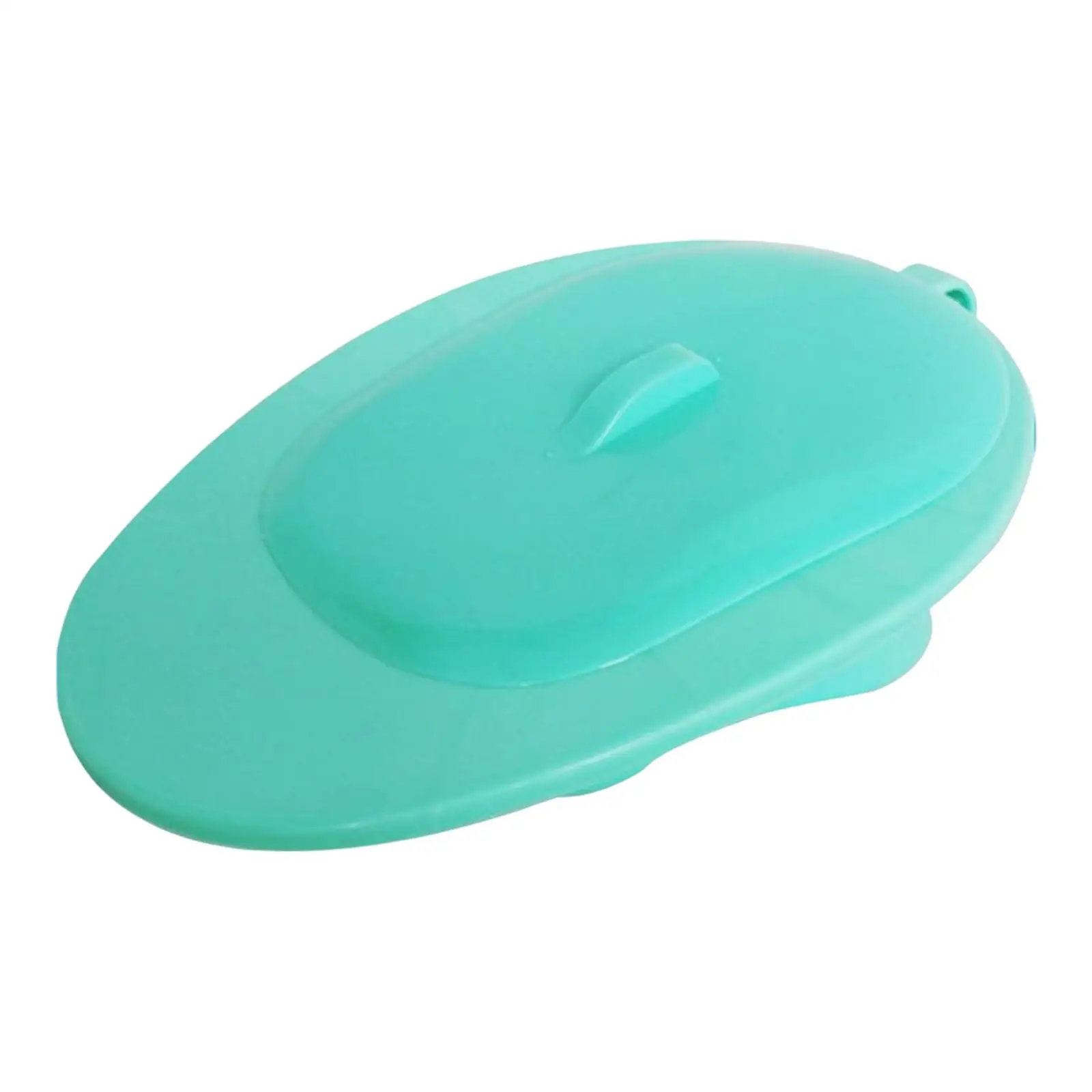 Firm Thick Bedpan with Lid Smooth Reduce Odour Potty for Men and Women Elderly Home Use,Comfortable Fracture Potty Reusable 6