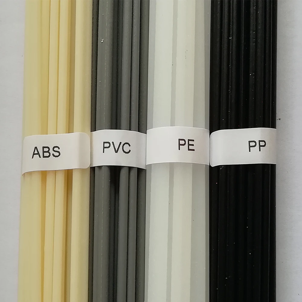 

40pcs 500mm Length Plastic Welding Rods ABS/PP/PVC/PE Welding Sticks 5x2.5mm For Plastic Welder Hot Air Gun