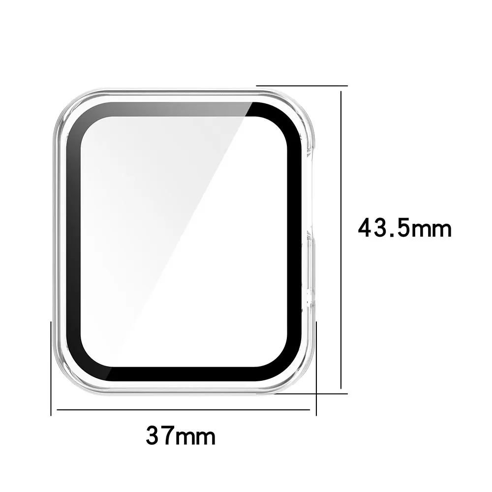 Tempered Glass Screen Protector with Hard PC Bumper Protective Cover