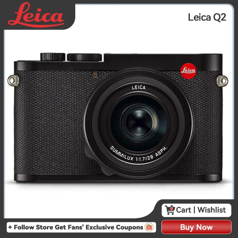 Leica cámara Digital compacta Q2 de marco completo, 47,3 millones de  píxeles, grabación de vídeo 4K, lente de enfoque fijo integrada| | -  AliExpress
