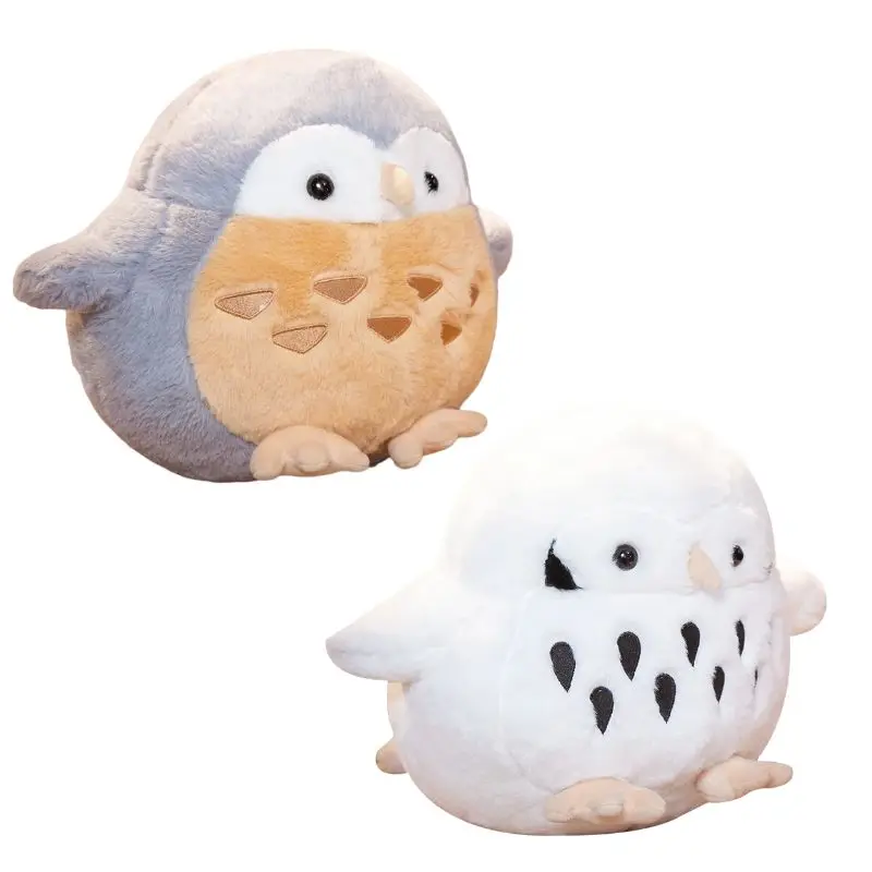 

38/45cm Simulated Plush Owl Pillow Soft Plush Animal Eagle Cushion Sofa Decoration Cartoon Bird Toy Children Gift