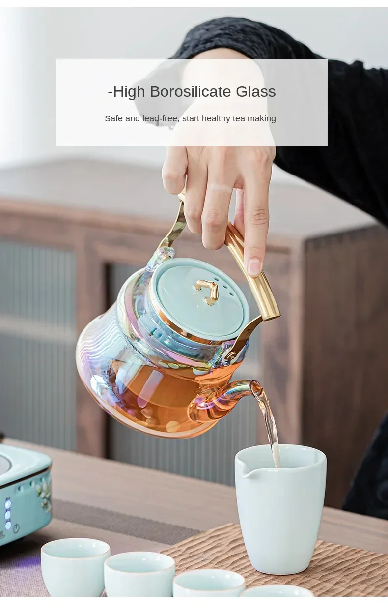 Description Picture 3 of item220V High-Temperature Resistant Electric Tea Stove & Tea Kettle Set for Home Use AK
