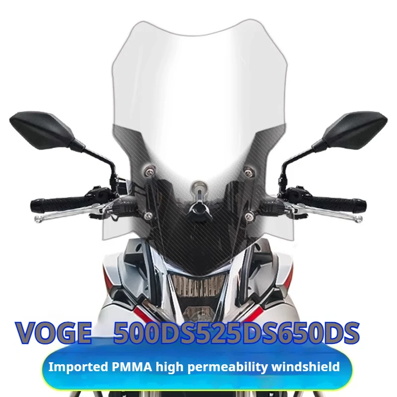 

For VOGE 500DS 525DS 650DS modified heightened windshield widened windshield chest protection new model motorcycle Accessories
