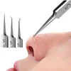 German Ultra-fine No. 5 Cell Pimples Blackhead Clip Tweezers Beauty Salon Special Scraping & Closing Artifact Acne Needle Tools 1