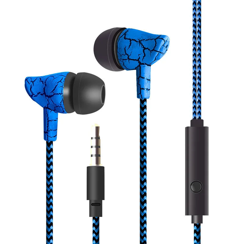 Hoge Kwaliteit Stereo Oortelefoon Duurzame Gevlochten Draad Kabel Hoofdtelefoon Met Microfoon Voor Iphone Xiaomi Htc Oordopjes image_2