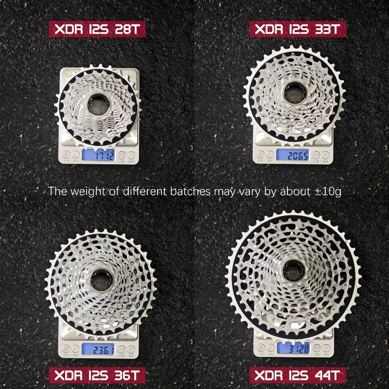 Cassette SRAM XPLR 10-44T 12v - Large Gamme Pour Gravel - Corps XDR - Neuve