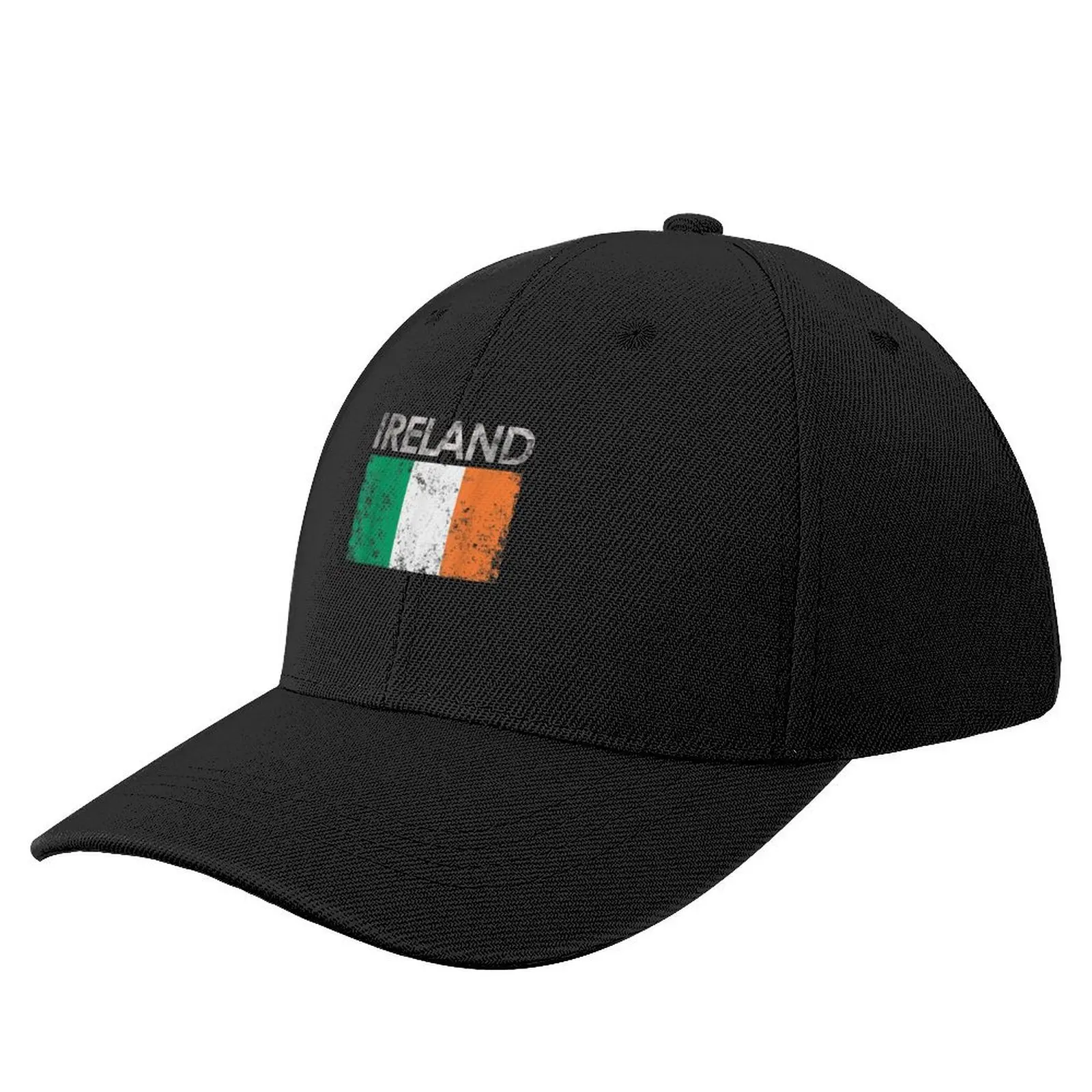 Vintage Ireland Irish Flag Pride Baseball Cap Luxury Brand Uv Protection Solar Hat Military Cap Man Women Men's
