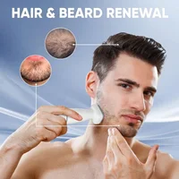 Bio 120 aiguilles 0,2 mm – Derma Stamp réglable, outil portable de massage du cuir chevelu et de soin de la peau pour le visage, le cuir chevelu, la barbe et le corps 5