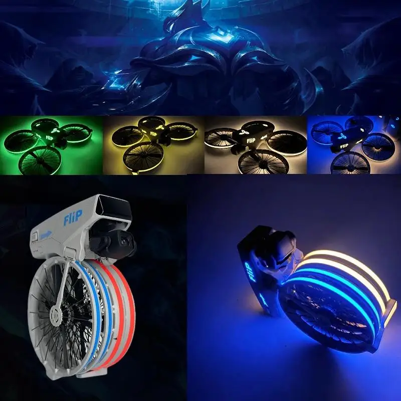 Cool Luminous Sticker for DJI Flip Drone Night Flight Light Up Fuselage Stickers Accessories