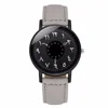 Casual Frosted Belt Small Delicate Women Arabic Numbers Watch Luxury Leather Fashion Creative Dial Simple Style Quartz Watches 3