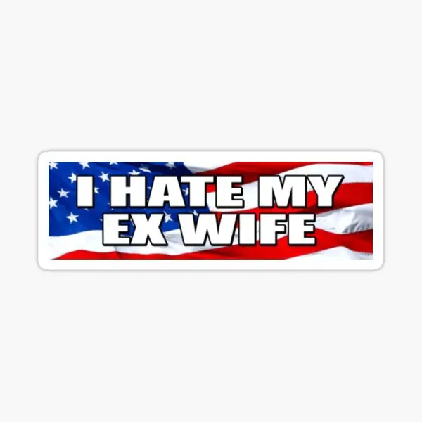 

5 шт., наклейки на бампер «I Hate My Ex Woman»