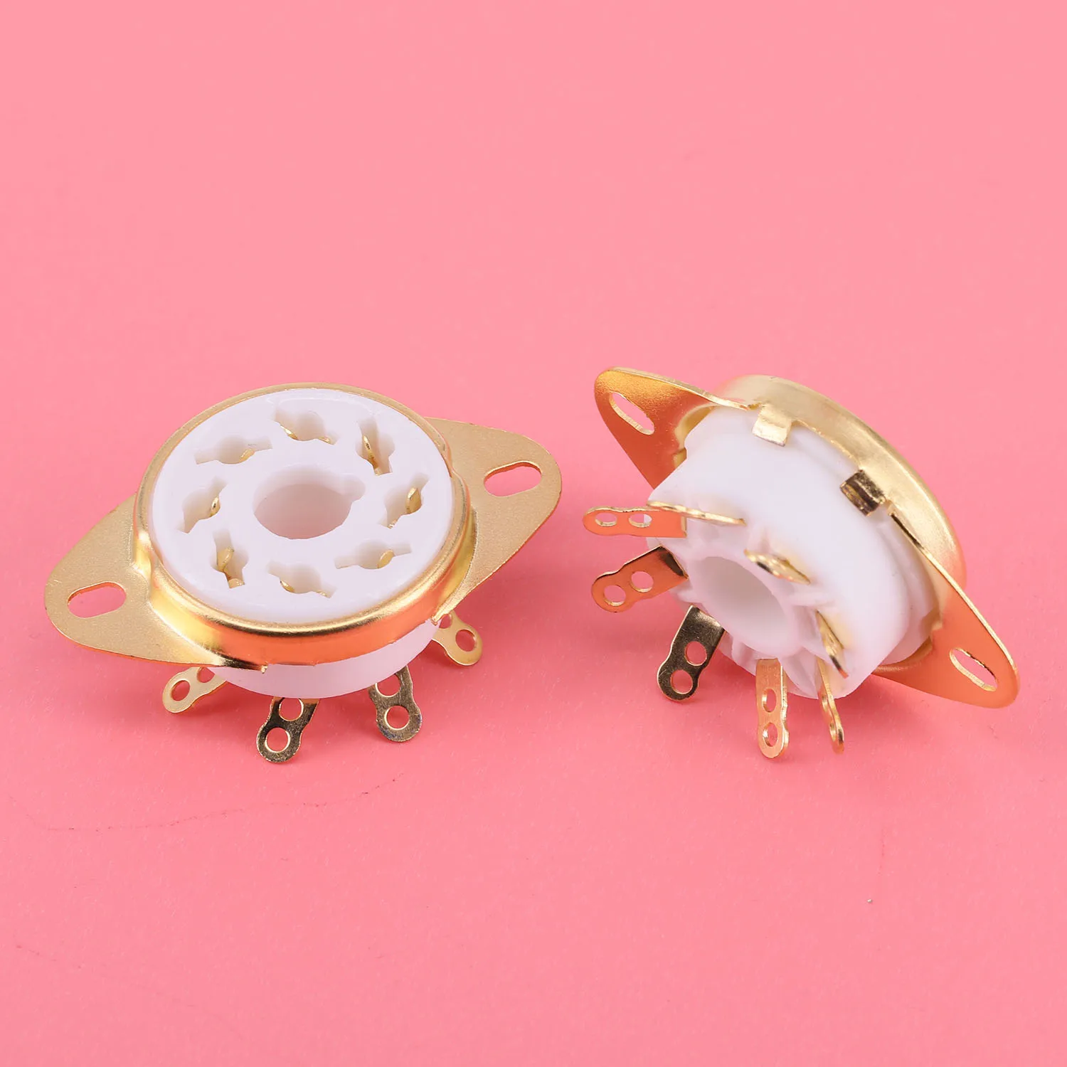 1PC 8Pin K8A Octal Ceramic Valve Tube Socket For HIFI Audio EL34 KT88 KT66 5AR4 6L6 6CA7 6SL7 6SN7 GZ34 274B 6V6 6N8P Tube Amp