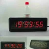 LED Countdown Stopwatch Digital Wall Clock with  Button Remote Control, Line Button Reset to School Ninja Unicycle Race Timer 4