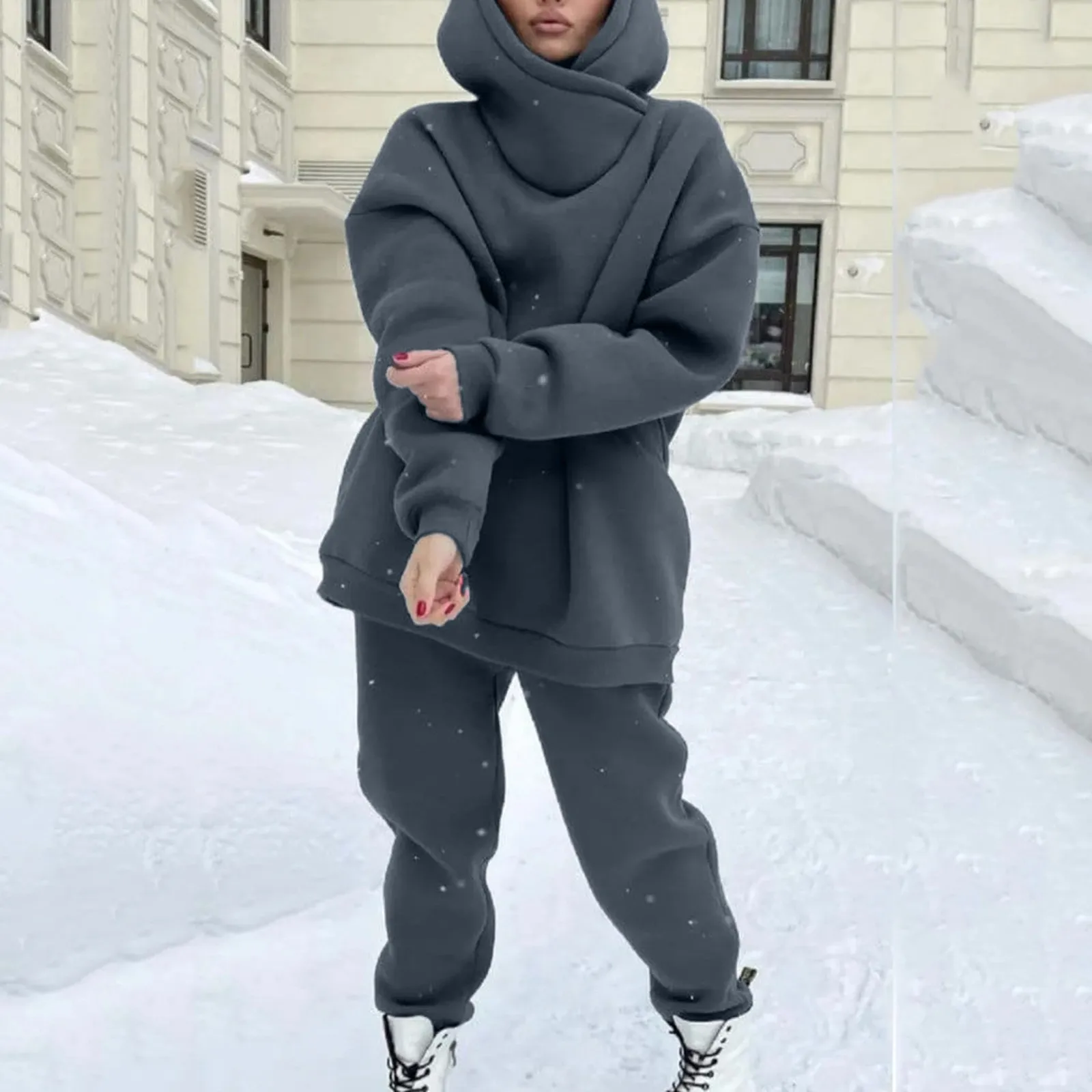 Cotton Candy Winter Fleece Tracksuit
