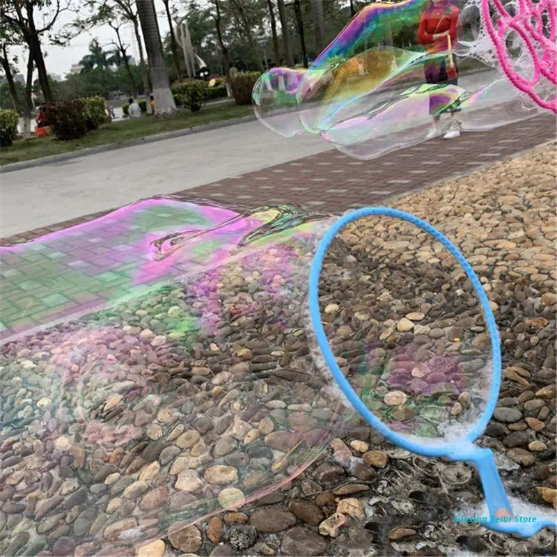 6Pcs Bubble Stick Jumbo Big Bubble Wand Outdoor Toy for Toddler Handhold Bubble Maker Children’s Bubble Toy Summer Favor 3
