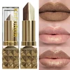 1PC Glitter Shiny Metallic Two Tone Lipstick Matte Pearlescent Lip Tint,Long Lasting Lip Senior Lip Makeup Gifts Lip Gloss Coste