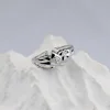 Anime Frieren Ring Frieren Himmel Cosplay Adjustable Metal Rings Unisex Jewelry Pendant Accessory Fans Gift 2
