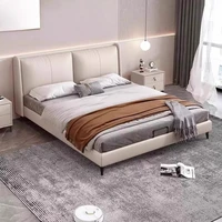 Chambre à coucher lit esthétique moderne luxe King salon lit deux personnes dormir Muebles Para dortoir meubles de maison décoration 3