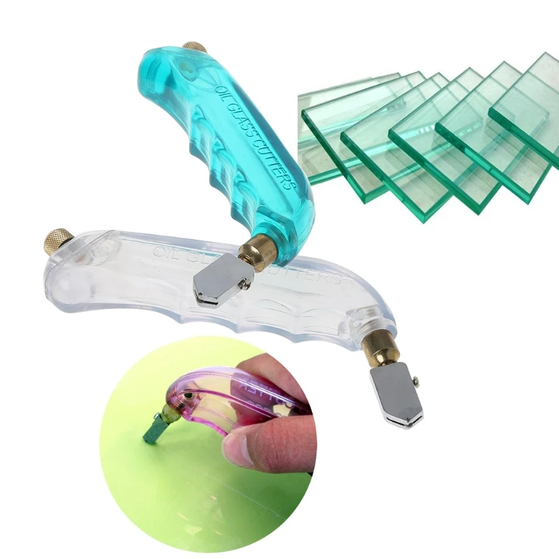 1PC Grip 0iled Glass Cutter Stained Glass Cutting tool
