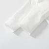 Newborn Baby Clothing Slanting Open Buckle T Shirt Tops Cotton Long Sleeves Solid Color Tees Baby Boys Girls Outfit 0-12 Months 4