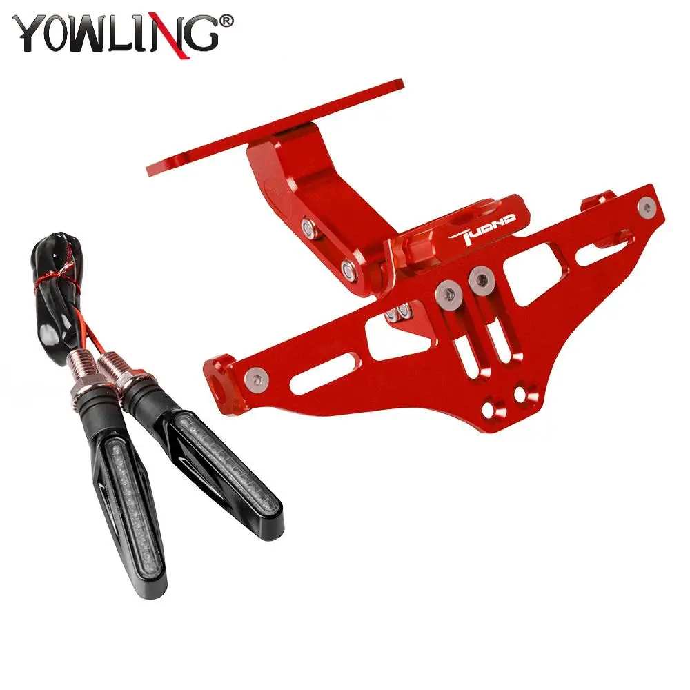 

License Plate Holder Tail Tidy Fender Eliminator Turn Signal Light Bracket For APRILIA TUONO V4 FactoRy 1100RR TUONO V4R 1000R