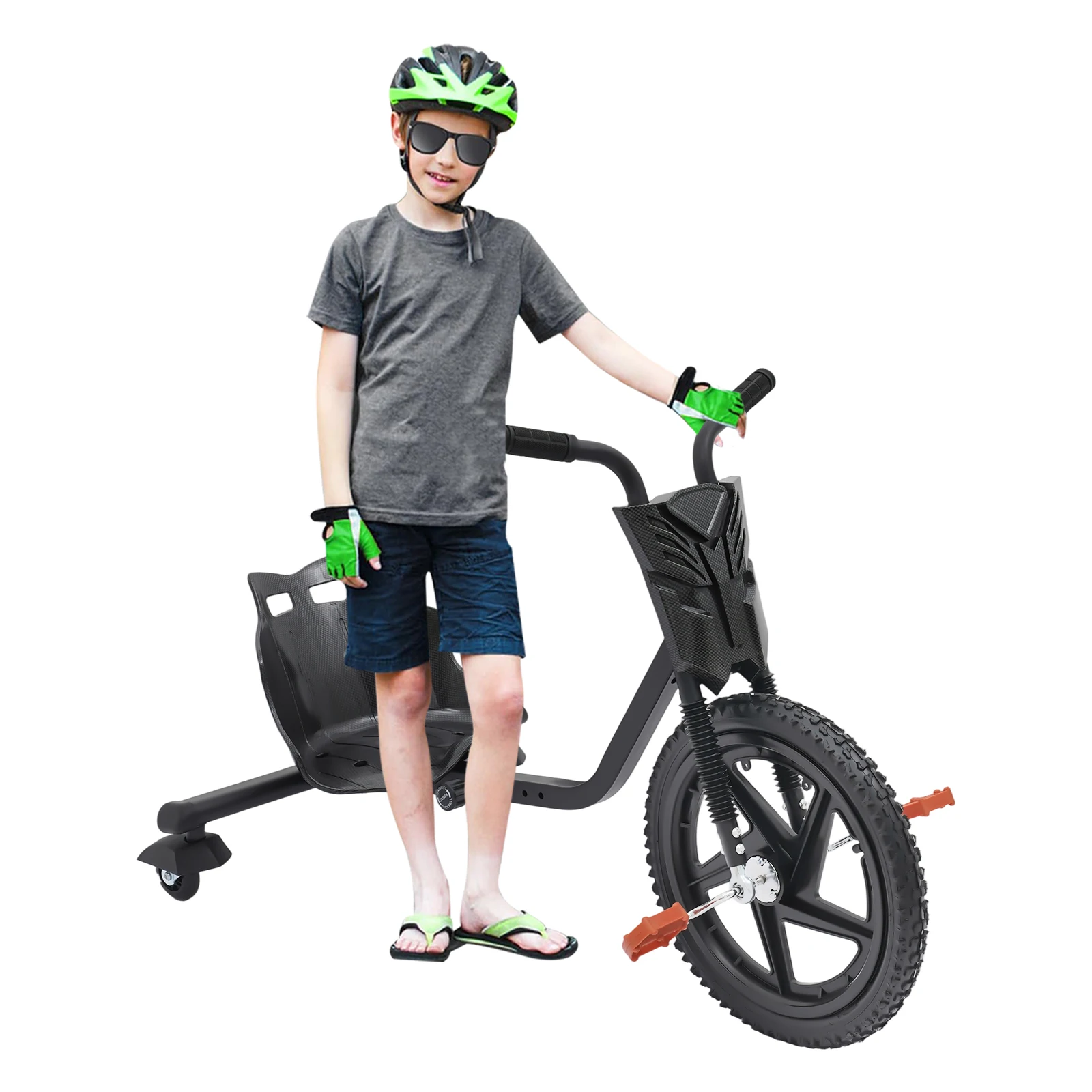 Adjustable Children’s Tricycle Treadmill with Anti-slip Pedals Multicolour Pedal Scooter for children ages 6+