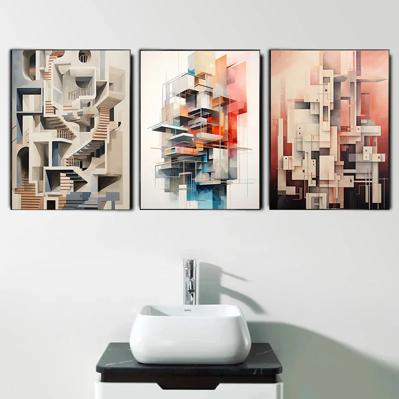 

1 шт., Абстрактная Картина на холсте для спальни