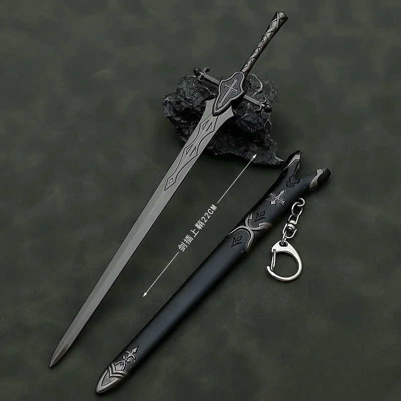 Fate/stay Night Anime Peripheral Weapon Siegfried Balmunk Dargon Altria Pendragon 22cm Uncut Metal Weapon Model Ornament Boy Toy cosplay sword cosplay prop cosplay toy