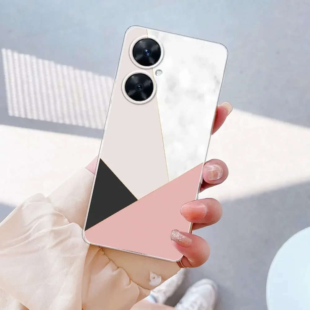 Transparent Silicone Phone Case with Bumper Protection