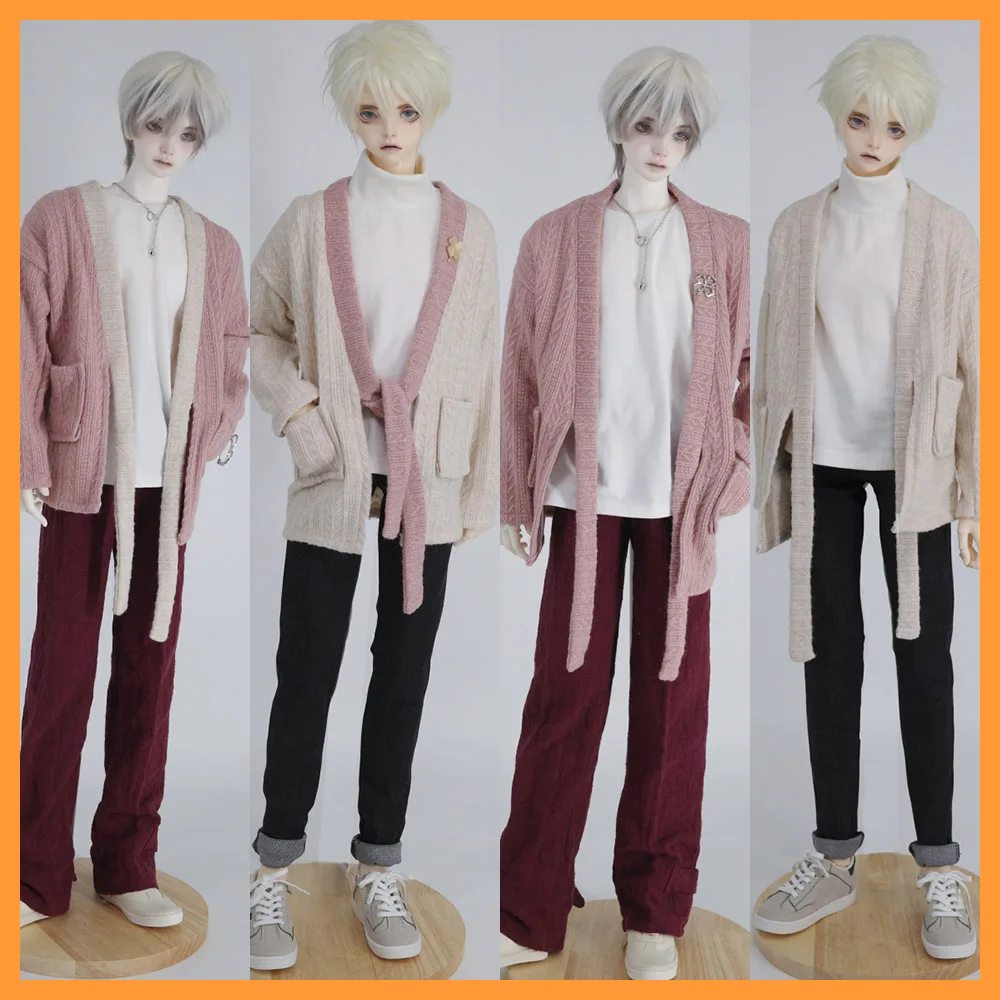 

【High Quality】1/3 BJD Doll Fake Waistband Cashmere Knitted Cardigan for Strong Uncle ID75 Dragon Soul 73 POPO68 Action Figure