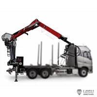 LESU 1/14 Tamiya Truck Model FH16 6*6 Timber Crane Complete Truck Without Cab 2