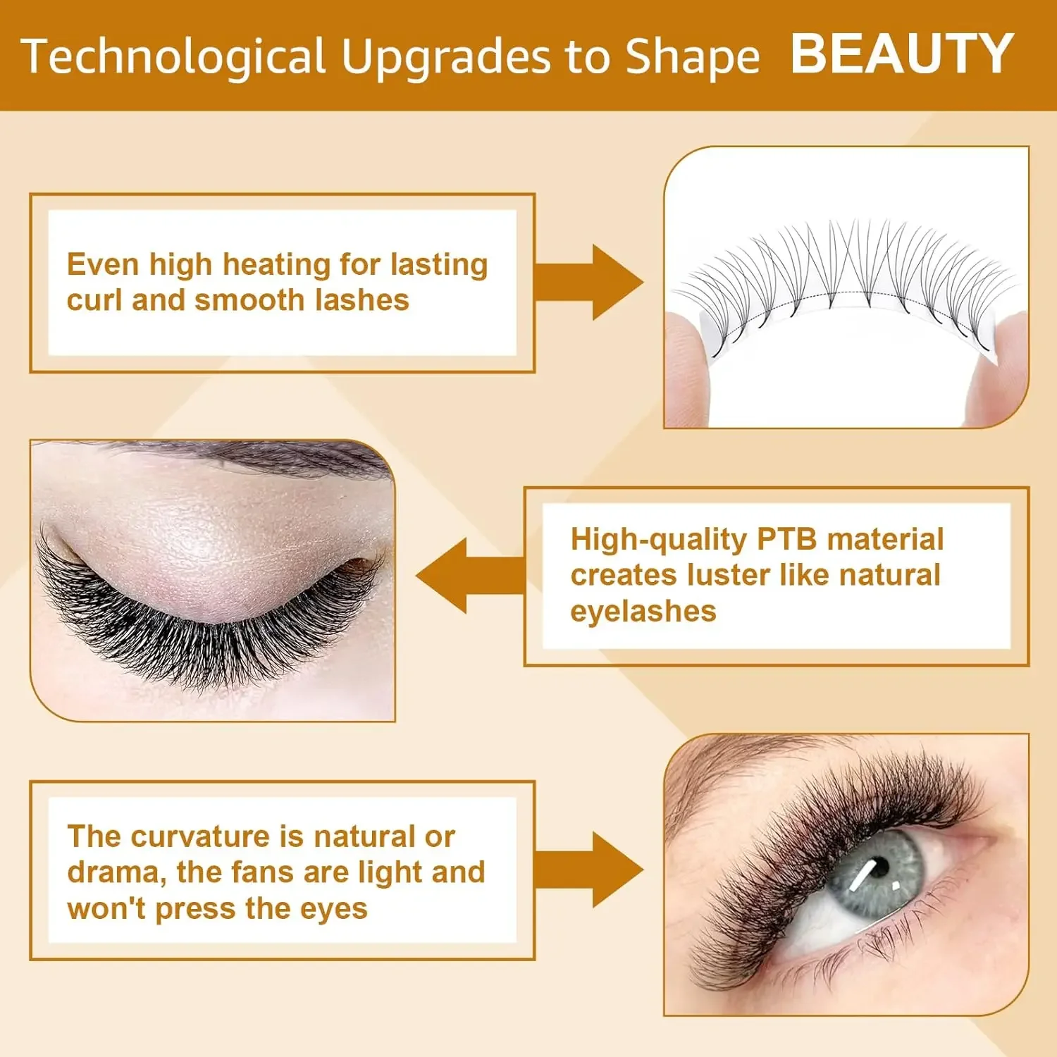 RUJADE Korea Vorgefertigte Russische Volumen-Wimpern Super Fächer Nadelstiel Schmaler Stiel Promade Fächer Wimpernverlängerungen – Detail 10