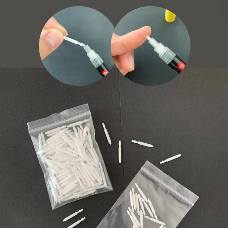 Replacement Nibs Tips Oblique Square Round Nibs For Repair Marker Acrylic Paint Marker Pen 3/10pcs paint marker pen paint pen art marker pen art markers marker pens markers pen