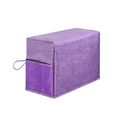 Deluxe Sewing Machine Dust Cover with Storage Pocket & Side Handles (Purple)