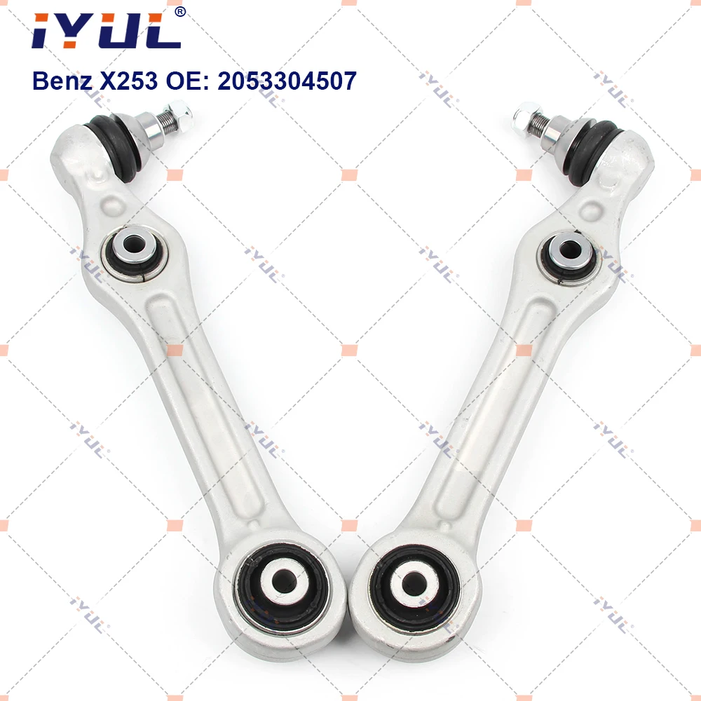 

IYUL Pair Front Lower Suspension Control Arm Straight For Mercedes Benz C E GLC Class W205 C205 A238 X253 C253 4-Matic