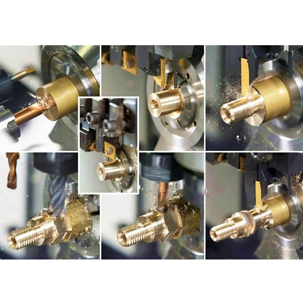 6/7/8/10mm SCLCR06 Schaft Drehmaschine Drehen Werkzeuge Halter Langweilig Bar Werkzeuge Drehmaschine Cutter Metall drehen Stangen Halter 10 stücke Einsätze – Detail 8