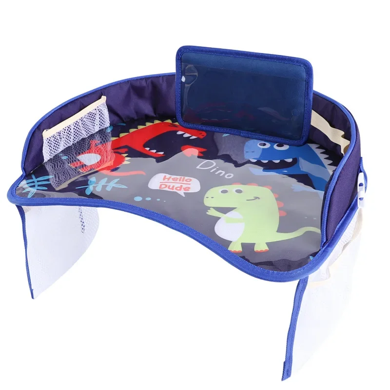 Plateau De Voyage Pour Enfant – Table D’Activités Pour Siège Auto – Surface De Jeu Et Repas – Lavable – Réglable