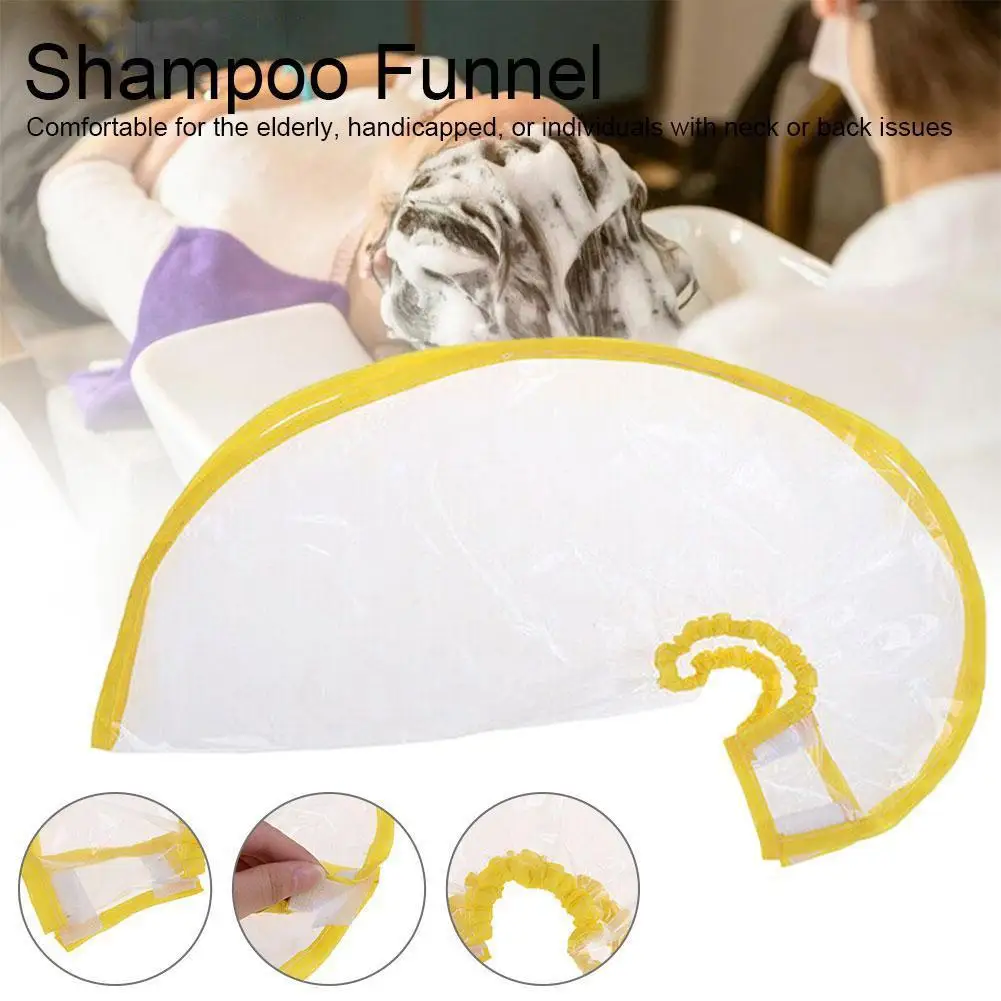 

1PC Waterproof Shampoo Shawl Hair Funnel Baked Oil Dyed Shawl Shampoo Shawl For Household Hair Wash Rinse Dye Hair Cut Hair W4S5