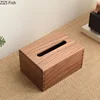 Cross Walnut Wood Tissue Boxes Household Paper Towel Case Living Room Coffee Table Removable Tissue Box Holder Home Decoration 2
