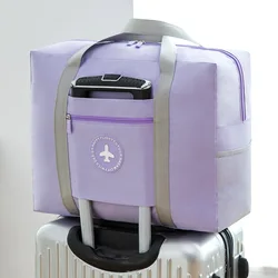 Bolsa de almacenamiento de ropa Oxford impermeable, bolso de viaje plegable de gran capacidad, organizador de equipaje de fin de semana, bolsos, accesorios, suministro