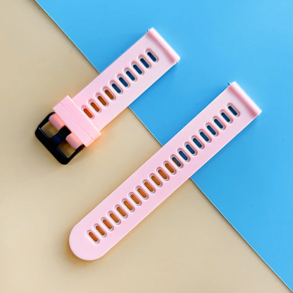 Sports Silicone Wrist Strap - 20mm/22mm Adjustable Watchband Bracelet